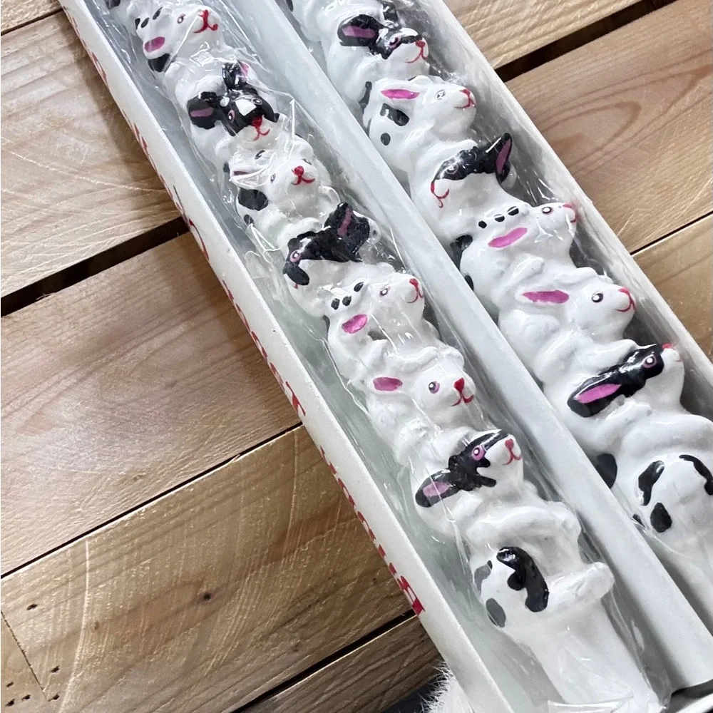 Dept 56 vintage Bunny Taper Candles